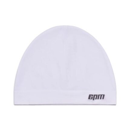 6PM Season Technical Logo Beanie White