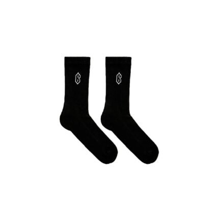 6PM Season Tennis Socks Black (2-Pack)