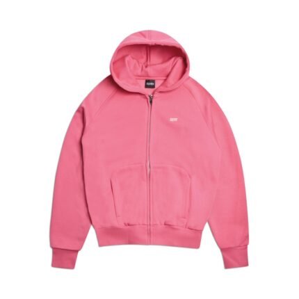 6PM Season Zip Hoodie Hot Pink