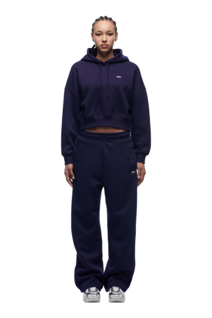 6PM Season  WMNS CROPPED HOODIE ORBIT BLUE